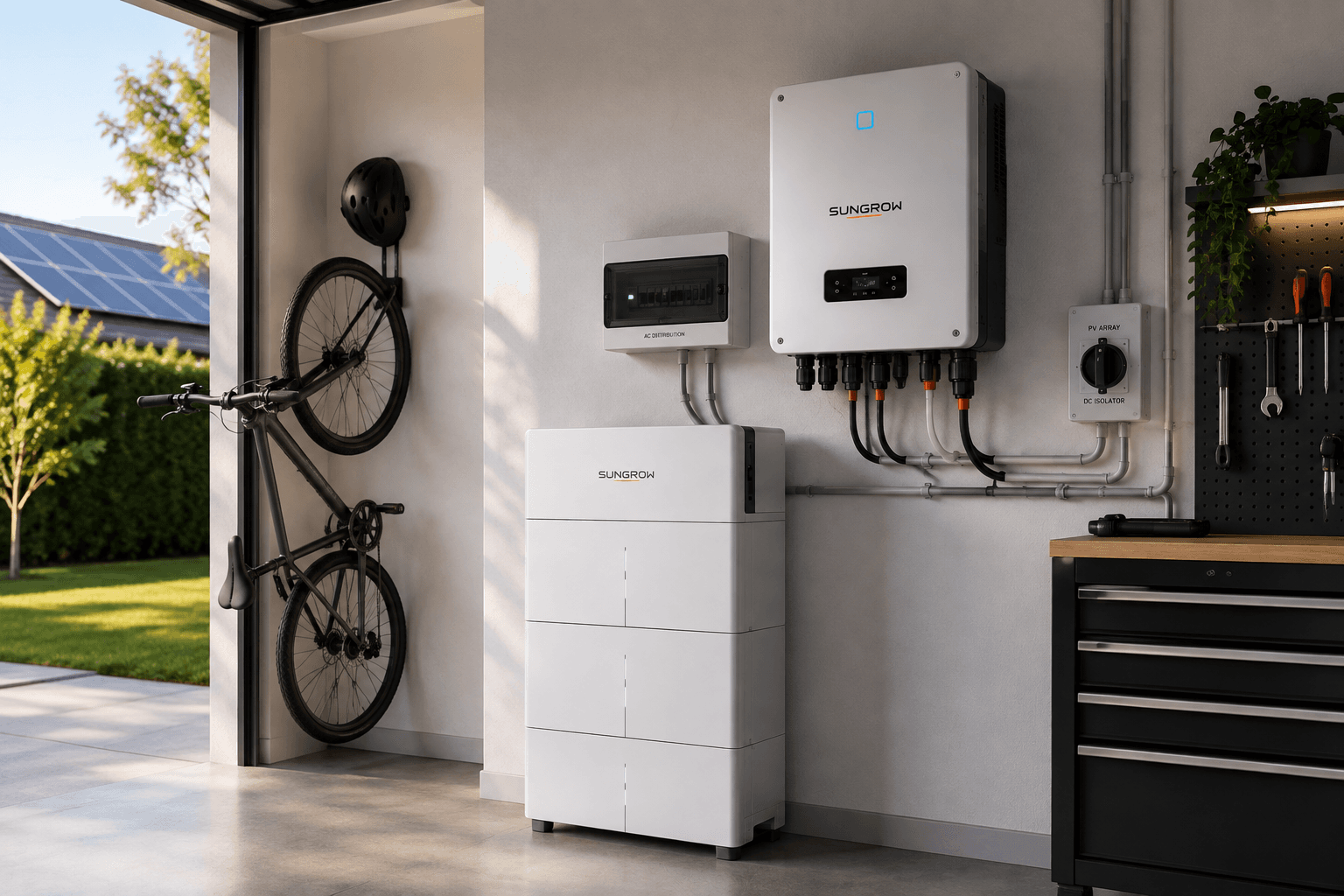 Solar battery storage installed at a South Australian home